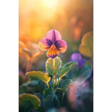 Purple Flower Canvas